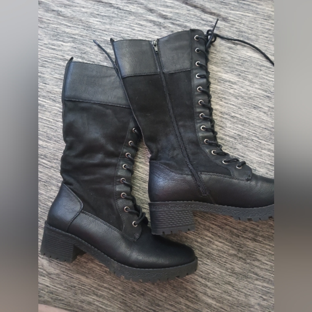Black boots